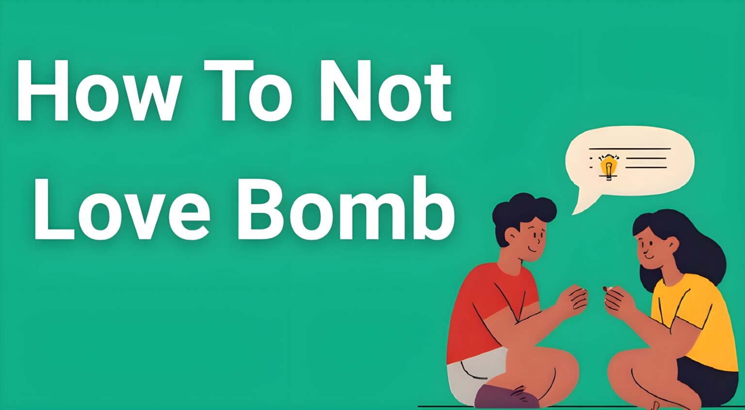 Couple having healthy conversation about relationship boundaries and how to not love bomb