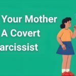 Adult daughter looking confused while covert narcissistic mother manipulates through guilt and victim-playing behavior patterns