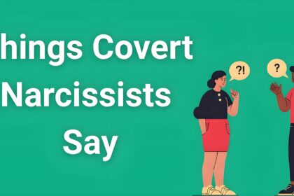 Person looking confused while another person speaks manipulatively - things covert narcissists say to control others