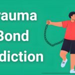 Person breaking free from invisible chains representing trauma bond addiction recovery