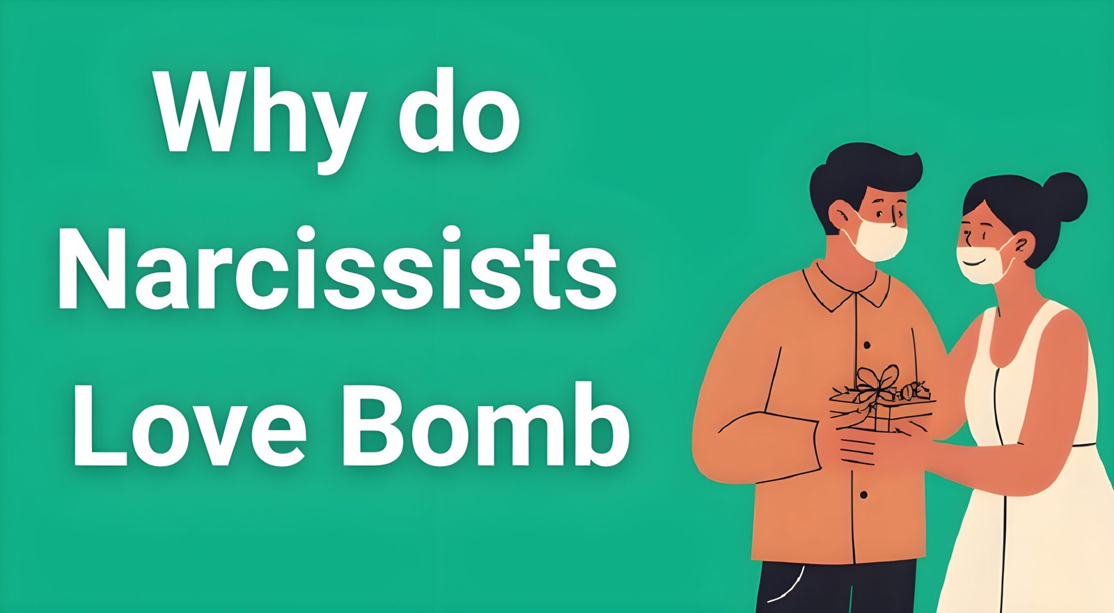 Person receiving overwhelming gifts and attention during narcissistic love bombing manipulation phase