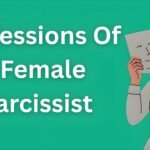 Woman removing mask revealing dark shadow underneath representing confessions of a female narcissist and hidden manipulative behavior