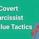 Person looking confused and distressed while covert narcissist uses subtle devalue tactics in relationship