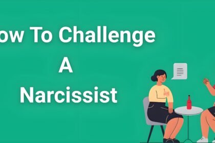Person confidently setting boundaries with narcissist using safe challenging strategies and self-protection techniques