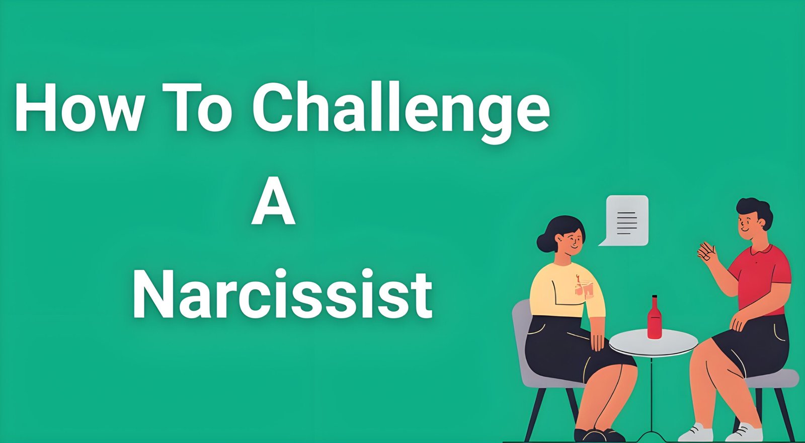 Person confidently setting boundaries with narcissist using safe challenging strategies and self-protection techniques