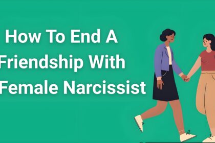 Woman walking away from toxic friendship - how to end friendship with female narcissist safely