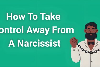 Person breaking free from chains representing taking control away from narcissistic abuse