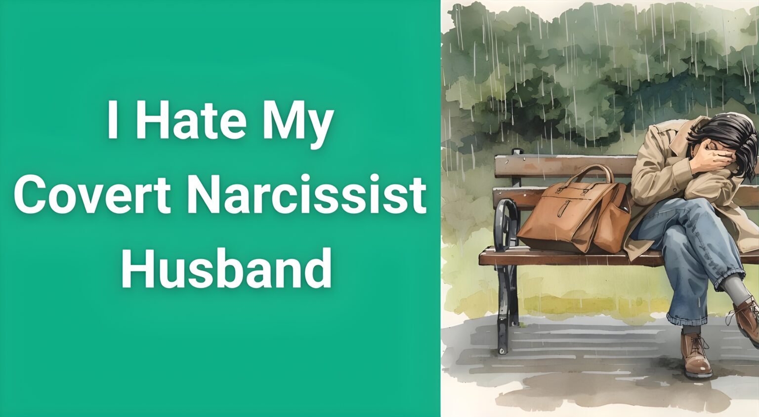 Woman looking exhausted and confused, representing the emotional toll of living with a covert narcissist husband