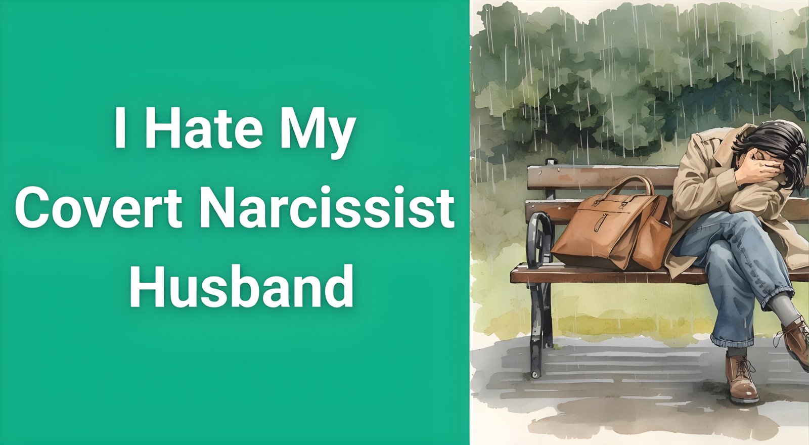 Woman looking exhausted and confused, representing the emotional toll of living with a covert narcissist husband