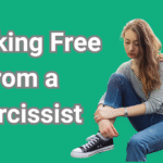 Survivor creating safety plan for leaving a narcissist safely — emotional abuse recovery concept