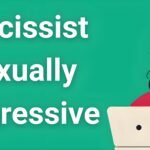 Person looking concerned while researching narcissist sexually aggressive behavior warning signs on laptop