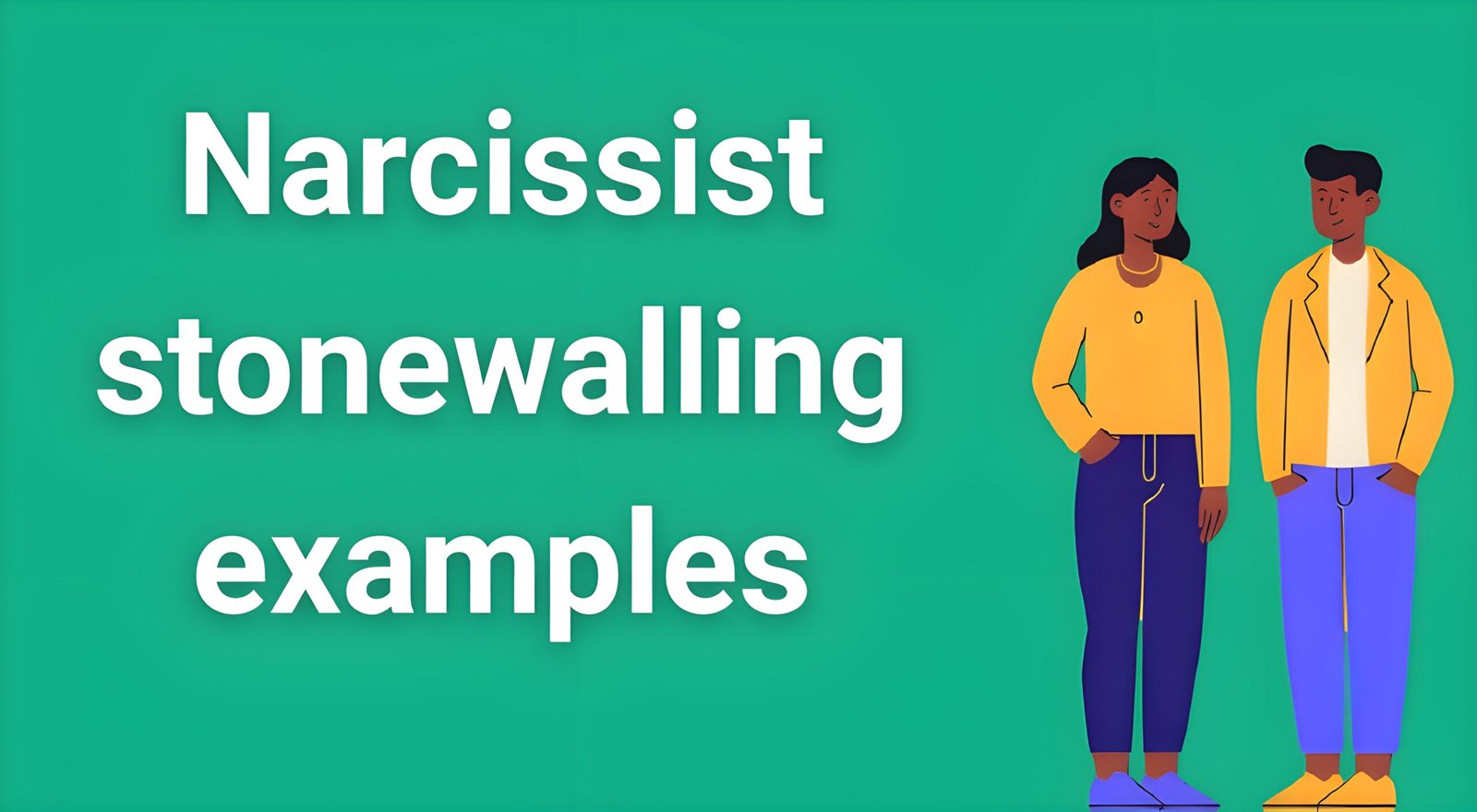 Person looking confused and hurt while another person turns away, illustrating narcissistic stonewalling behavior and emotional manipulation tactics.