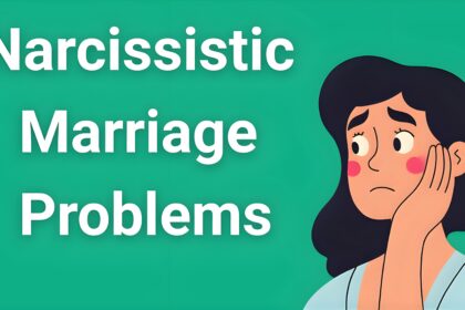 Woman looking confused and sad representing narcissistic marriage problems and emotional abuse in relationships