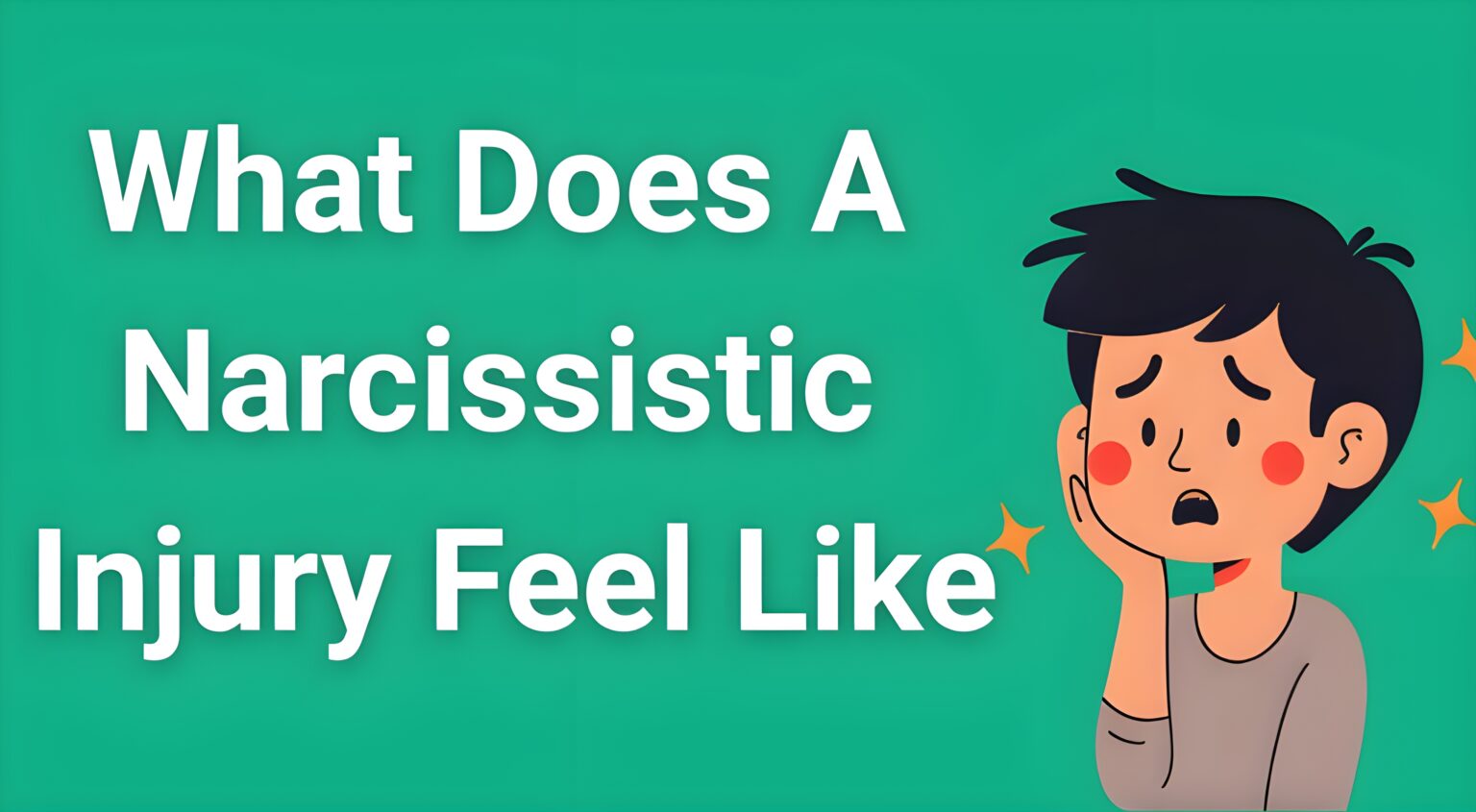 Person experiencing emotional distress representing the internal experience of narcissistic injury with overwhelming feelings of shame and vulnerability
