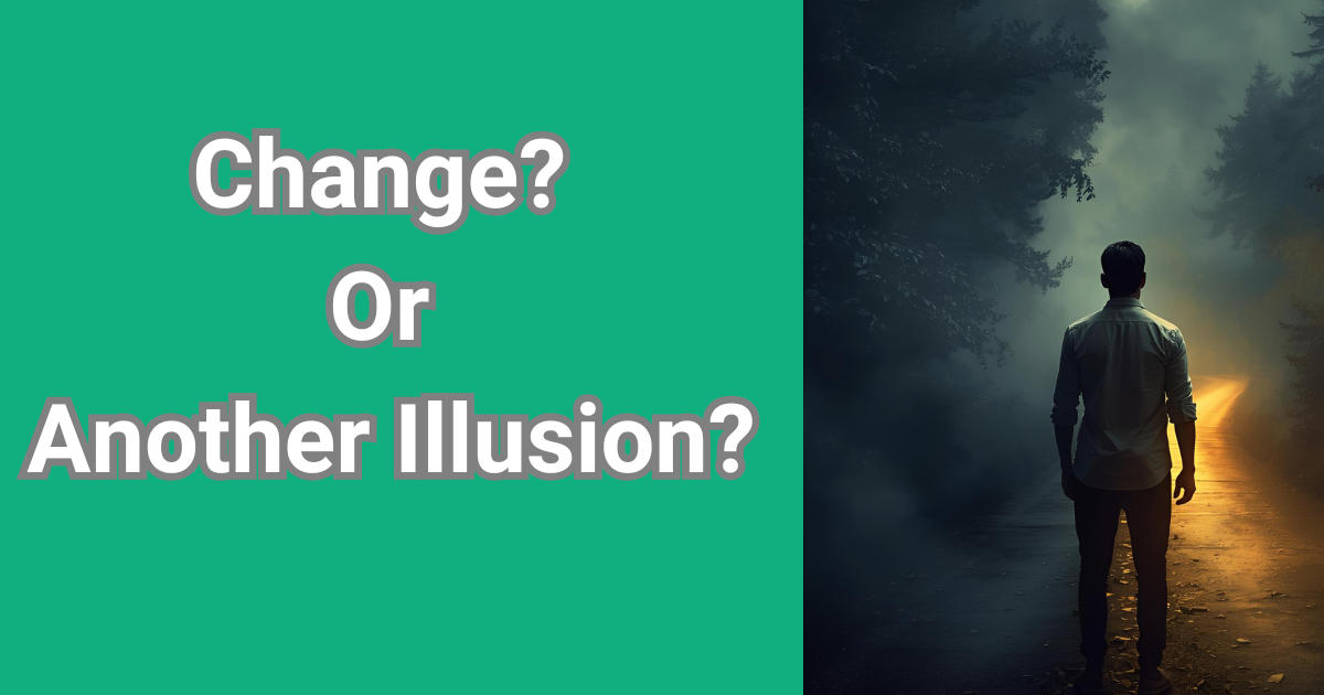 Narcissistic abuse survivor breaking free from chains of false hope, representing the truth about whether will a narcissist change