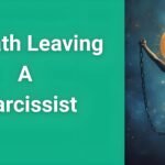 Empath breaking free from narcissistic relationship chains, symbolizing liberation and new beginnings