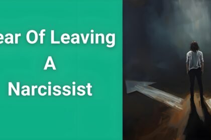 Person standing at crossroads feeling trapped, representing the fear of leaving a narcissistic relationship