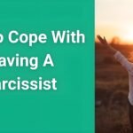 Woman finding freedom and peace after learning how to cope with leaving a narcissist, walking toward sunrise representing new beginning and hope