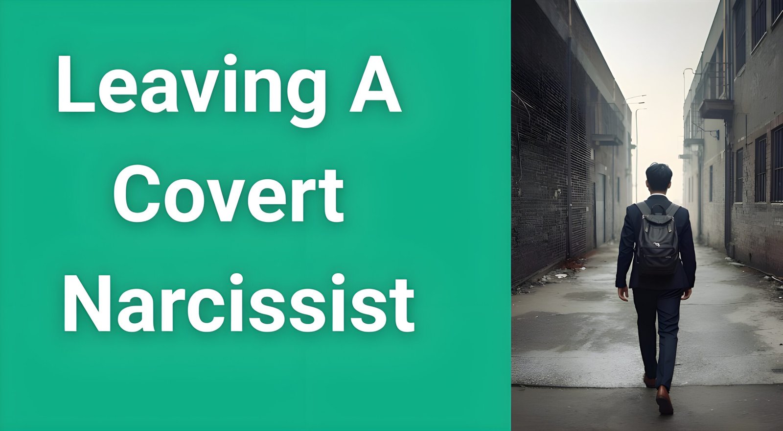 Person walking toward freedom after leaving a covert narcissist relationship - survival blueprint guide