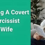 Man reading guide about leaving covert narcissist wife while planning his exit strategy for emotional freedom