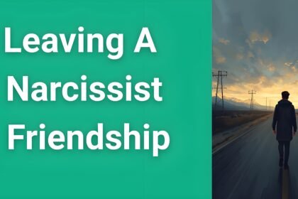Person walking away from toxic friendship, leaving narcissist friendship behind for mental health and freedom