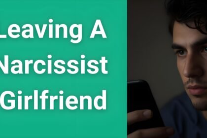 Man looking contemplative while holding phone, representing the difficulty of leaving a narcissist girlfriend