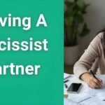 Woman planning escape route - leaving a narcissist partner safely with support resources and documents on table