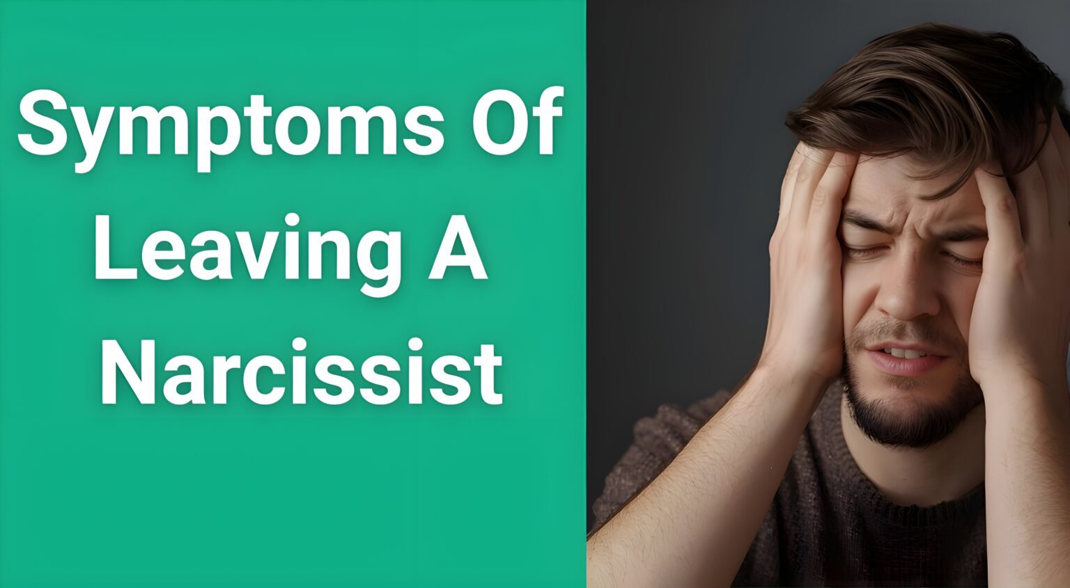 Person experiencing emotional withdrawal symptoms after leaving toxic narcissistic relationship recovery