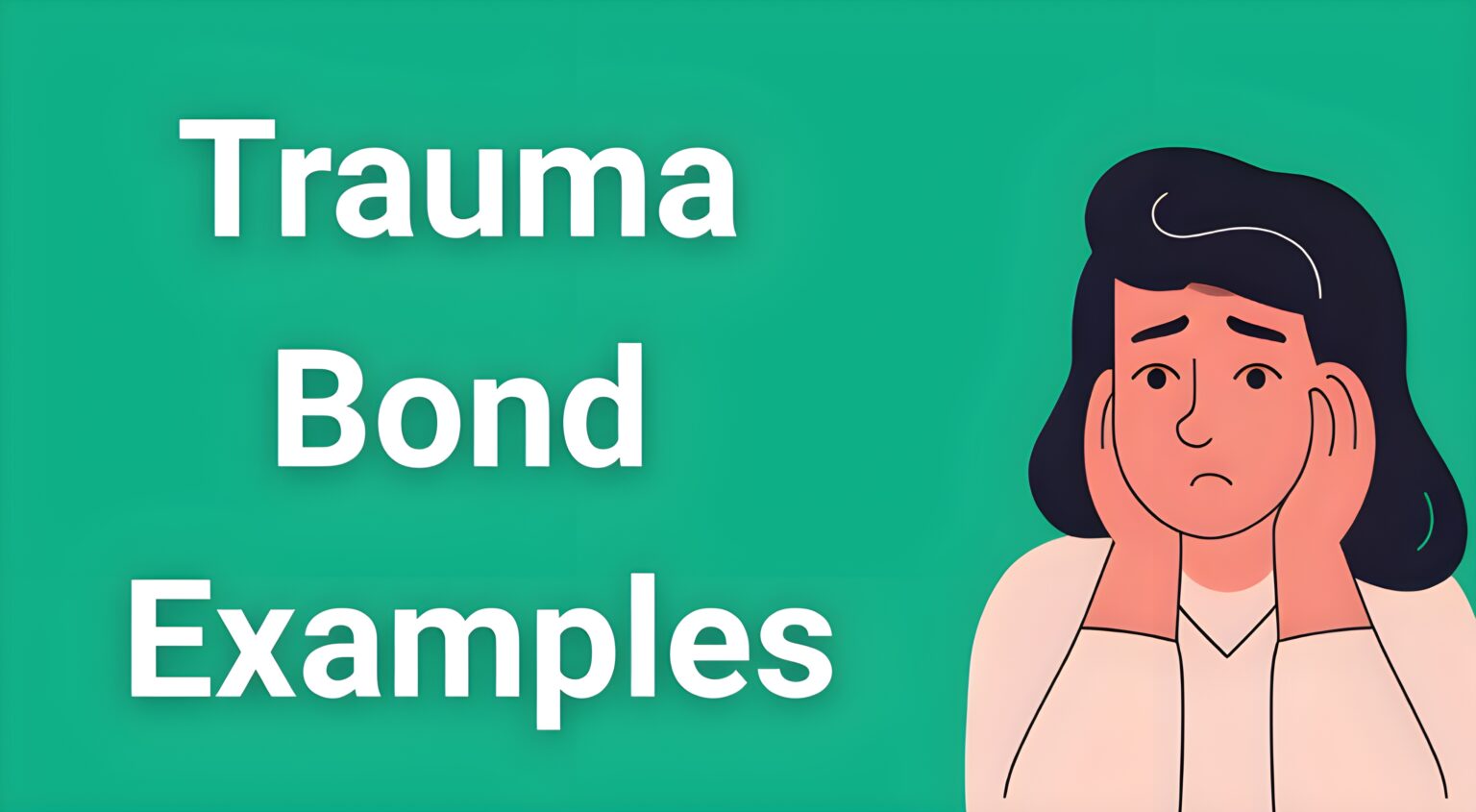 Person looking confused and sad representing trauma bond examples and emotional confusion