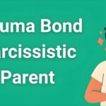 Adult child looking conflicted while holding phone, representing trauma bond narcissistic parent struggle to break contact