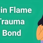 Woman looking confused and sad while holding her phone, representing the confusion between twin flame connections and trauma bonds