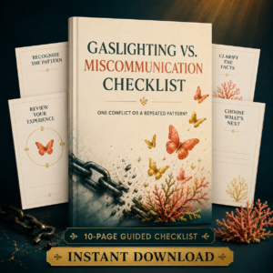 Gaslighting vs Miscommunication Checklist