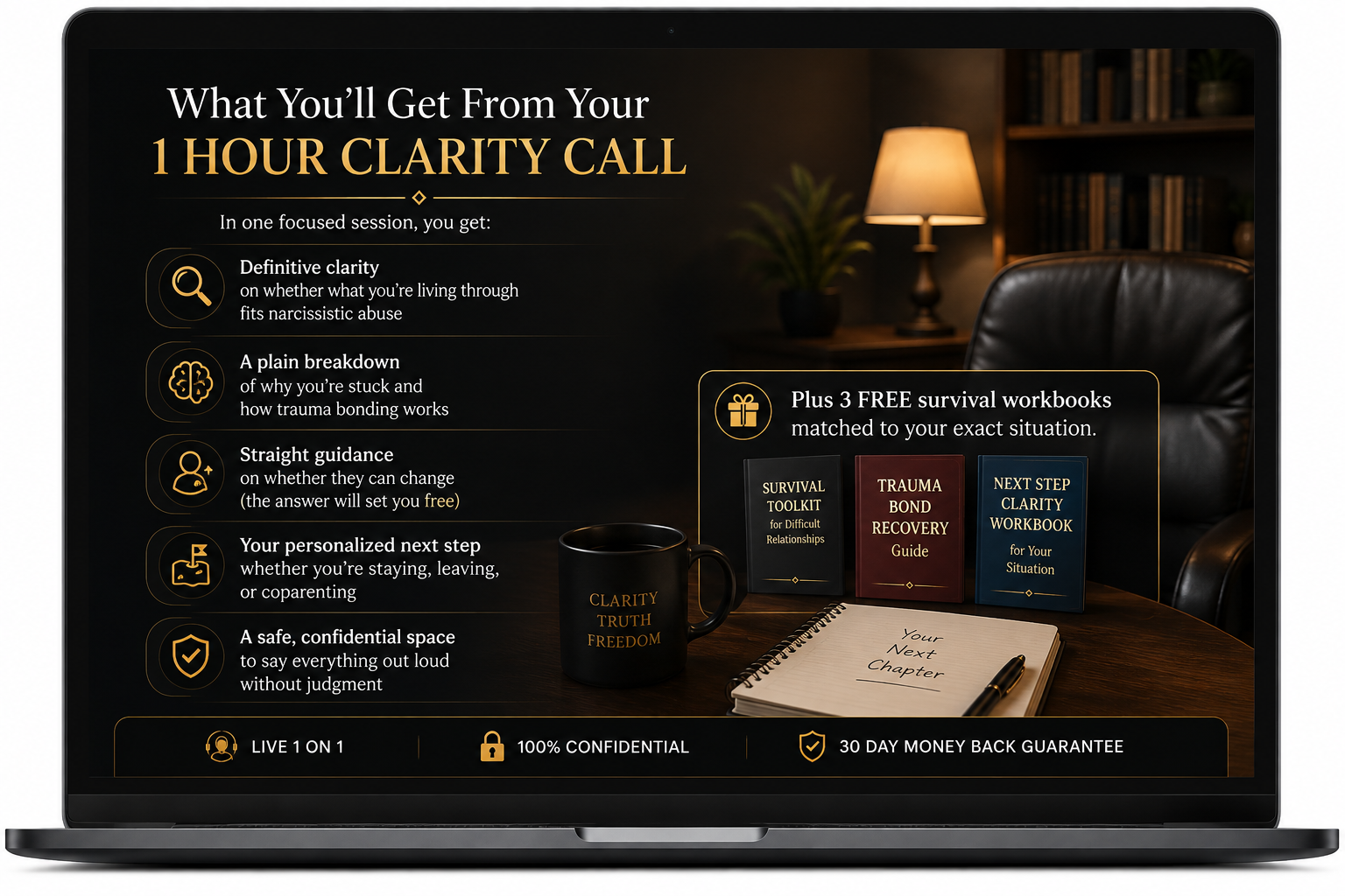What you will get from one hour clarity call