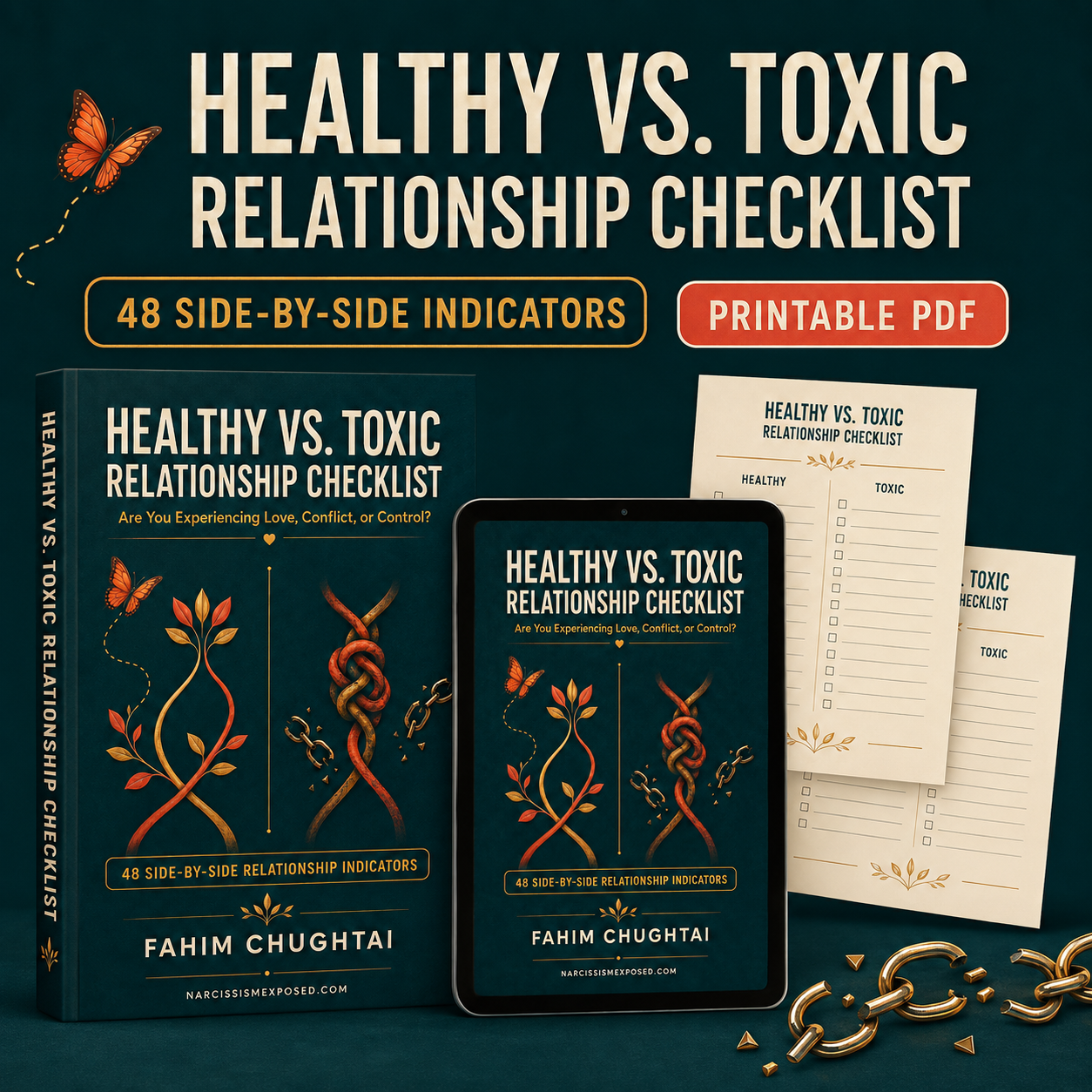 Healthy vs Toxic Relationship Checklist