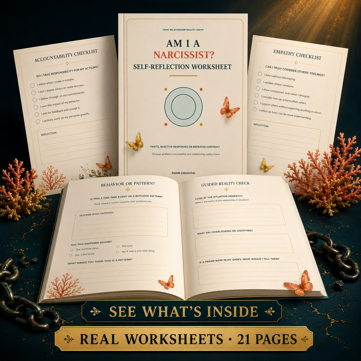 Am I the Narcissist? Self Reflection Worksheet - Image 4