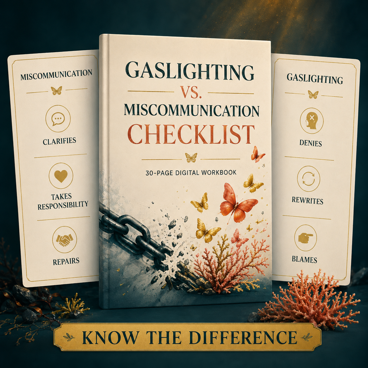 Gaslighting vs Miscommunication Checklist