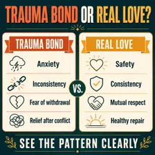 Trauma Bond vs Real Love Comparison Worksheet - Image 2