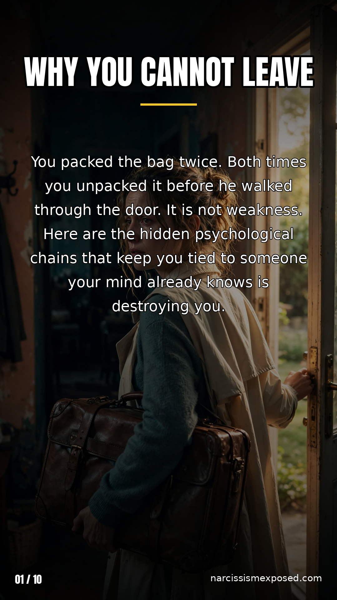 Cover: 9 invisible chains keeping you tied to a narcissist