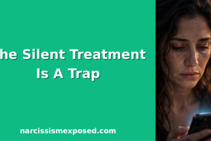 Tearful woman staring at a silent phone, showing the pain of the narcissist silent treatment and how to get a narcissist to stop ignoring you