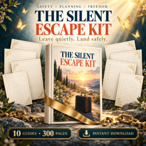 The Silent Escape Kit — 10 guides, 300 pages, safe exit planning for leaving a narcissist