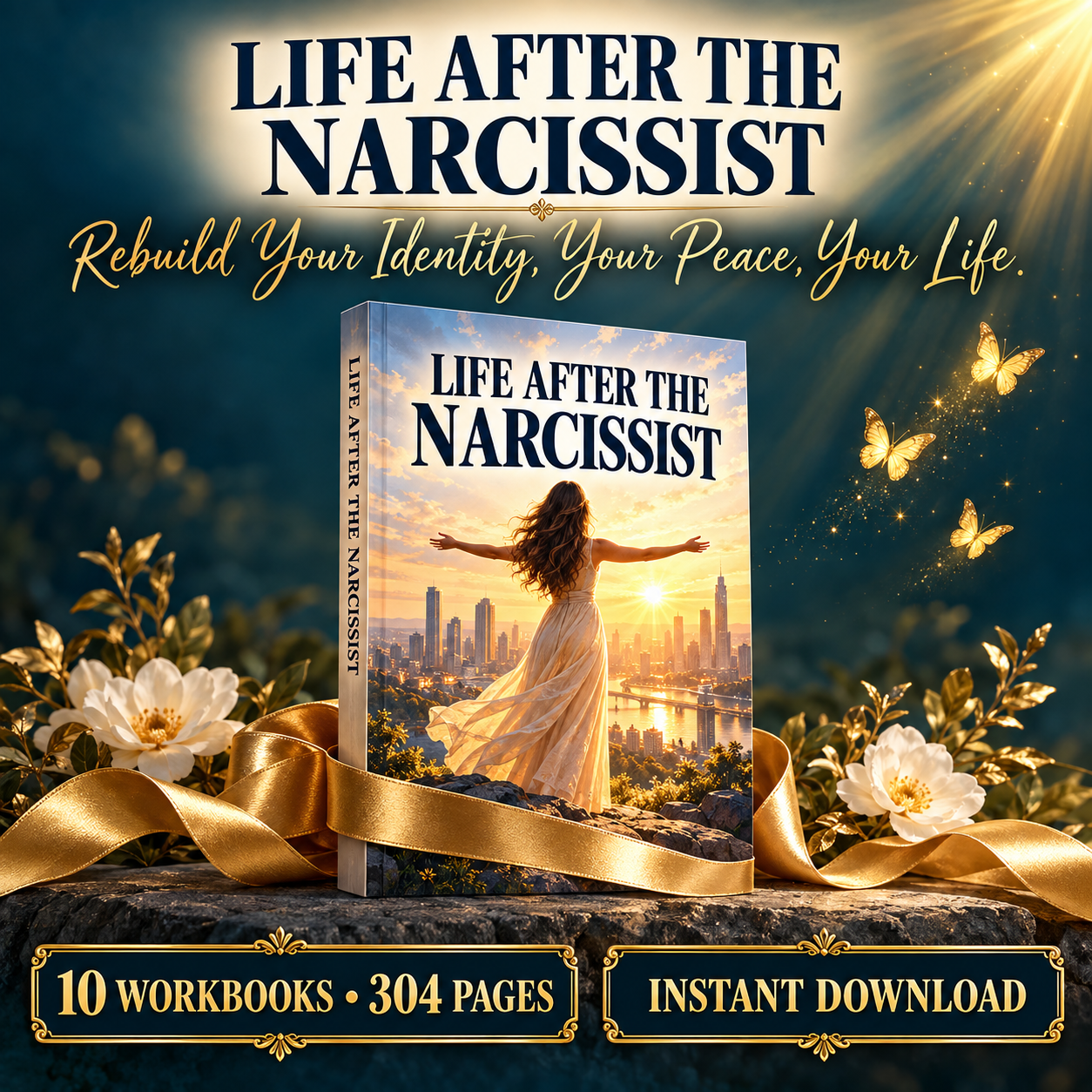 Life After the Narcissist — 10 workbooks, 304 pages, rebuilding program after narcissistic abuse