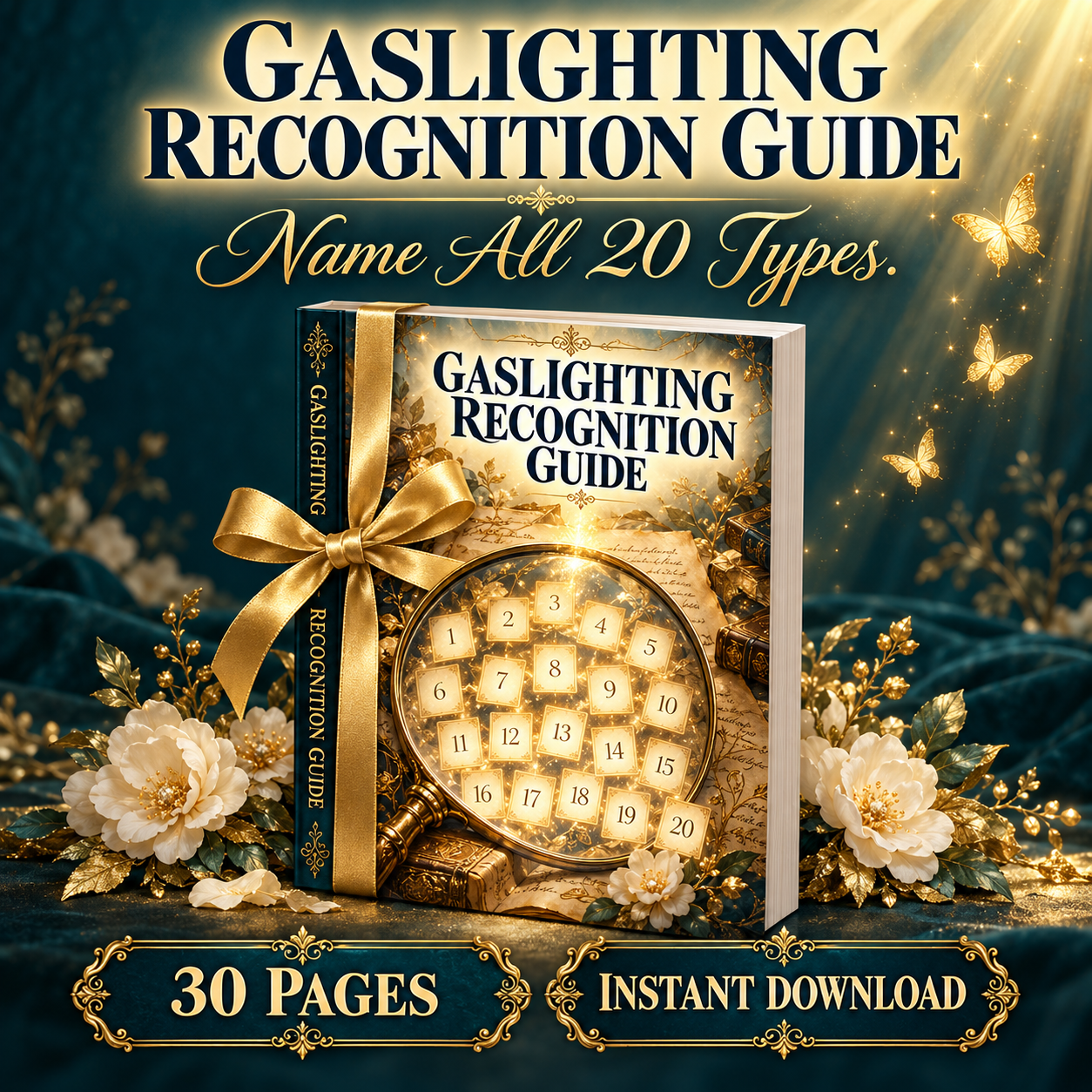 Gaslighting Recognition Guide — the 20 types — 30 pages