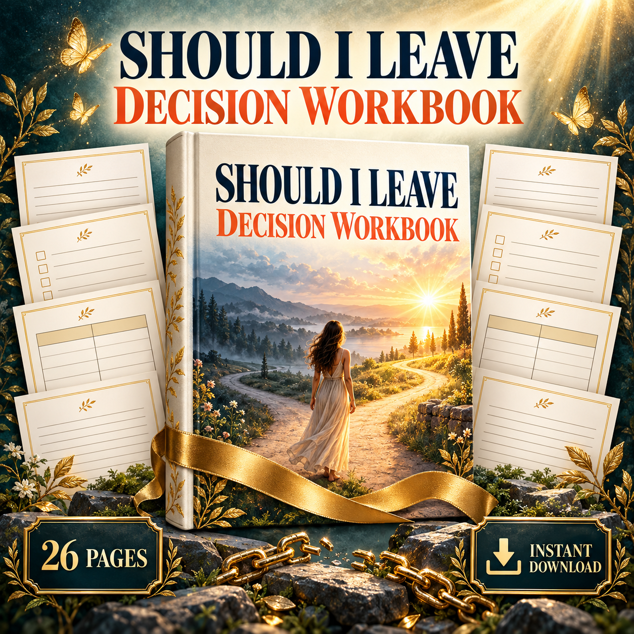 Should I Leave decision workbook — 26 pages to reach clarity