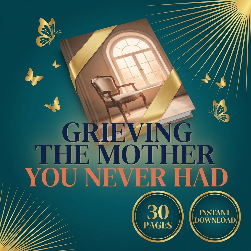 Grieving the Mother You Never Had workbook — 30 pages on ambiguous grief