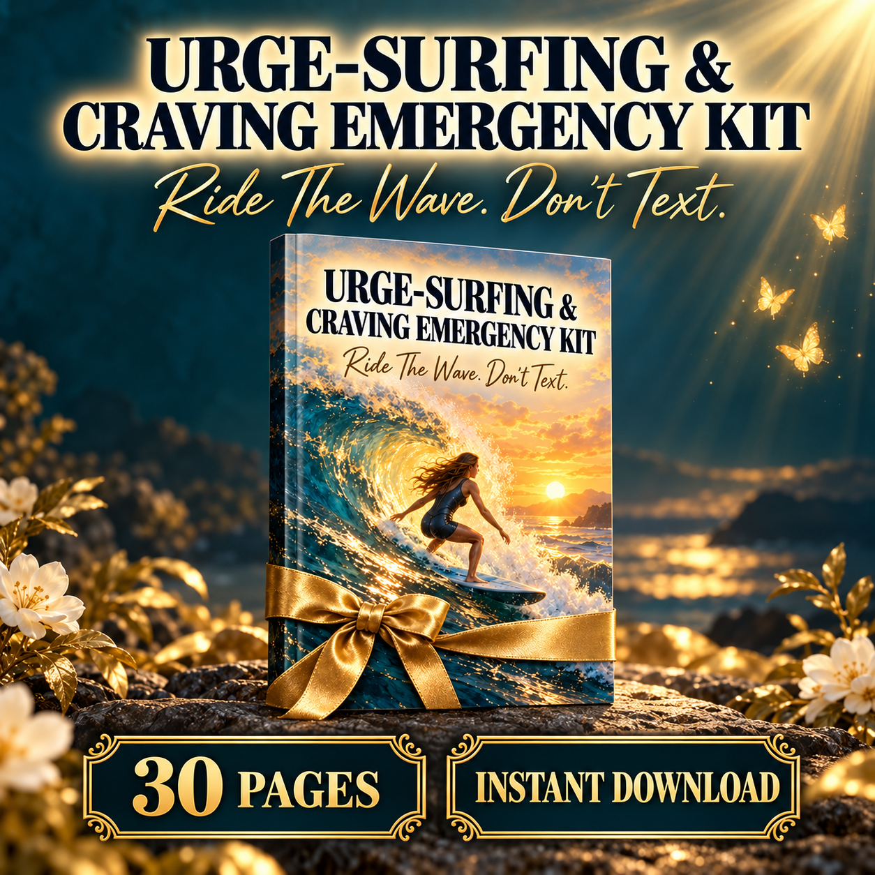 Urge-Surfing & Craving Emergency Kit — 30 pages