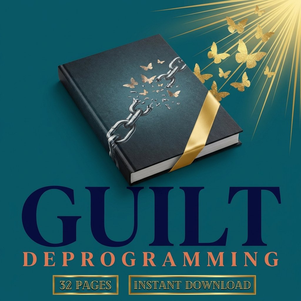 Guilt Deprogramming Workbook — 32 pages with guilt-response rewrites