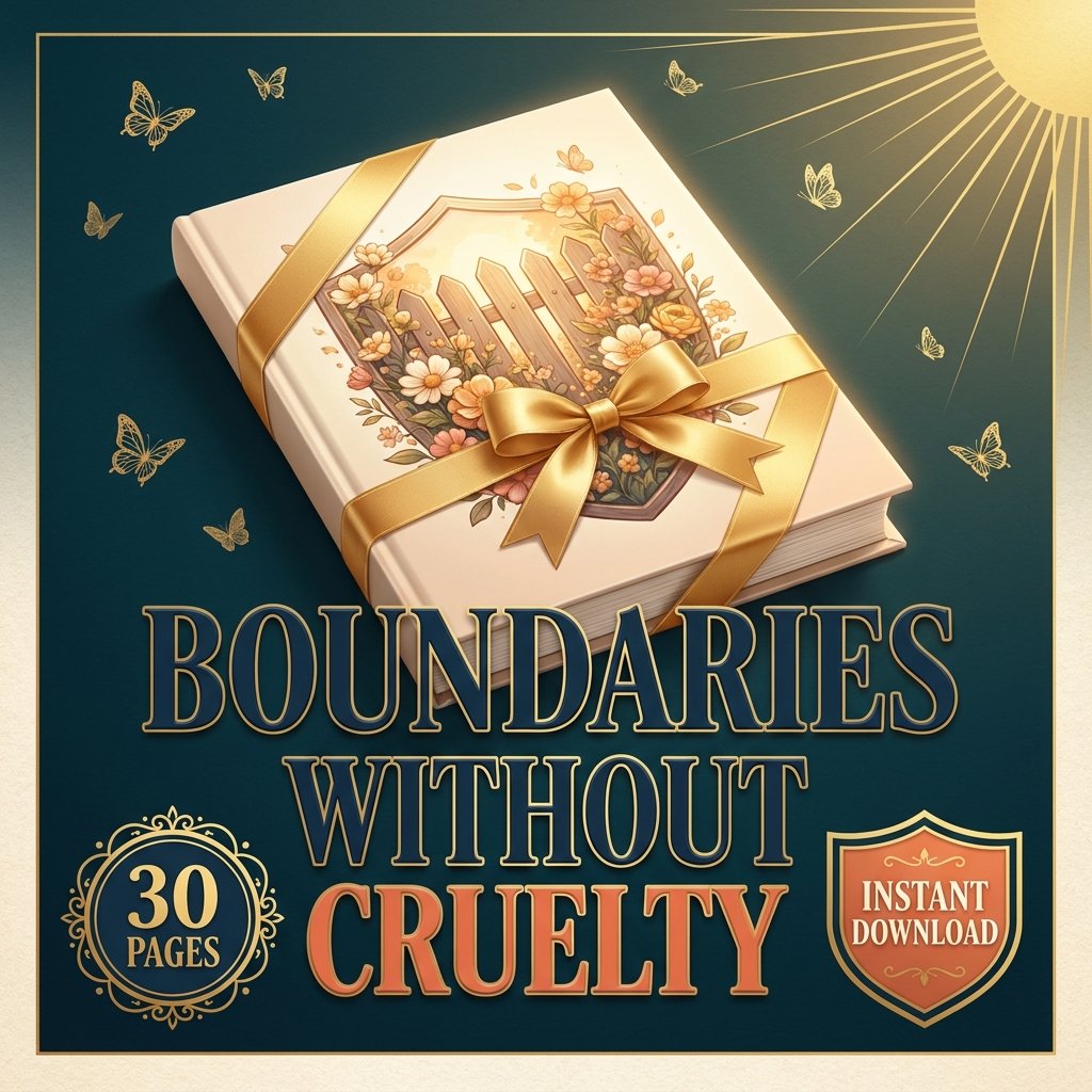 Boundaries Without Cruelty scripts — 30 copy-paste boundary scripts, 30 pages
