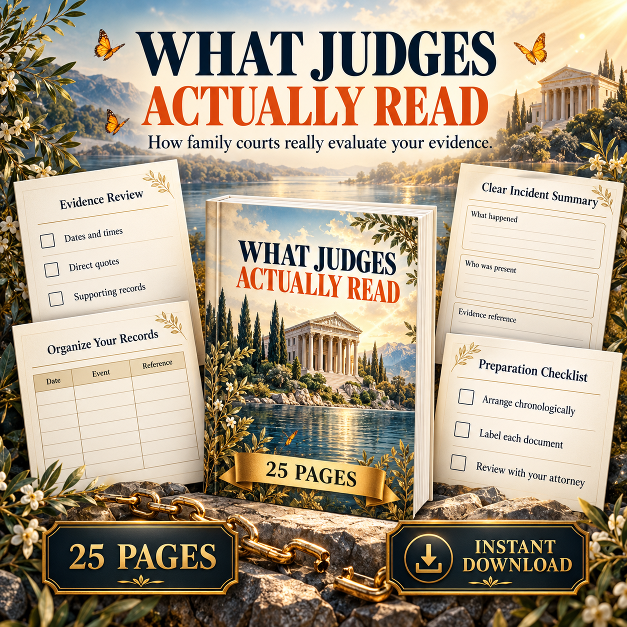 What judges actually read — how family courts evaluate your evidence