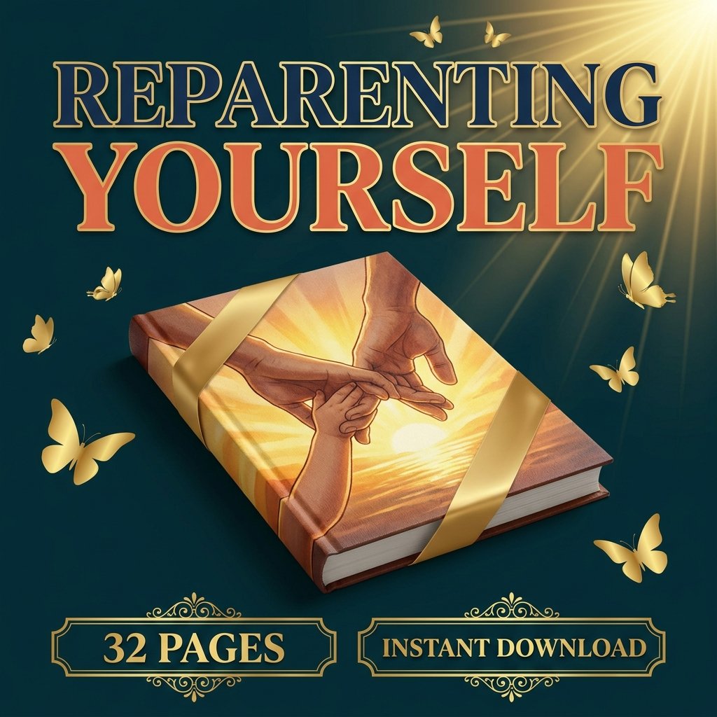 Reparenting Yourself workbook — 32 pages of inner child healing practices