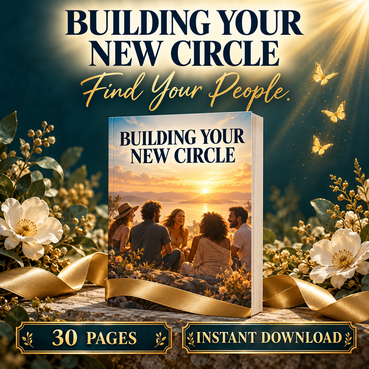 Building your new circle workbook — finding your people, 30 pages